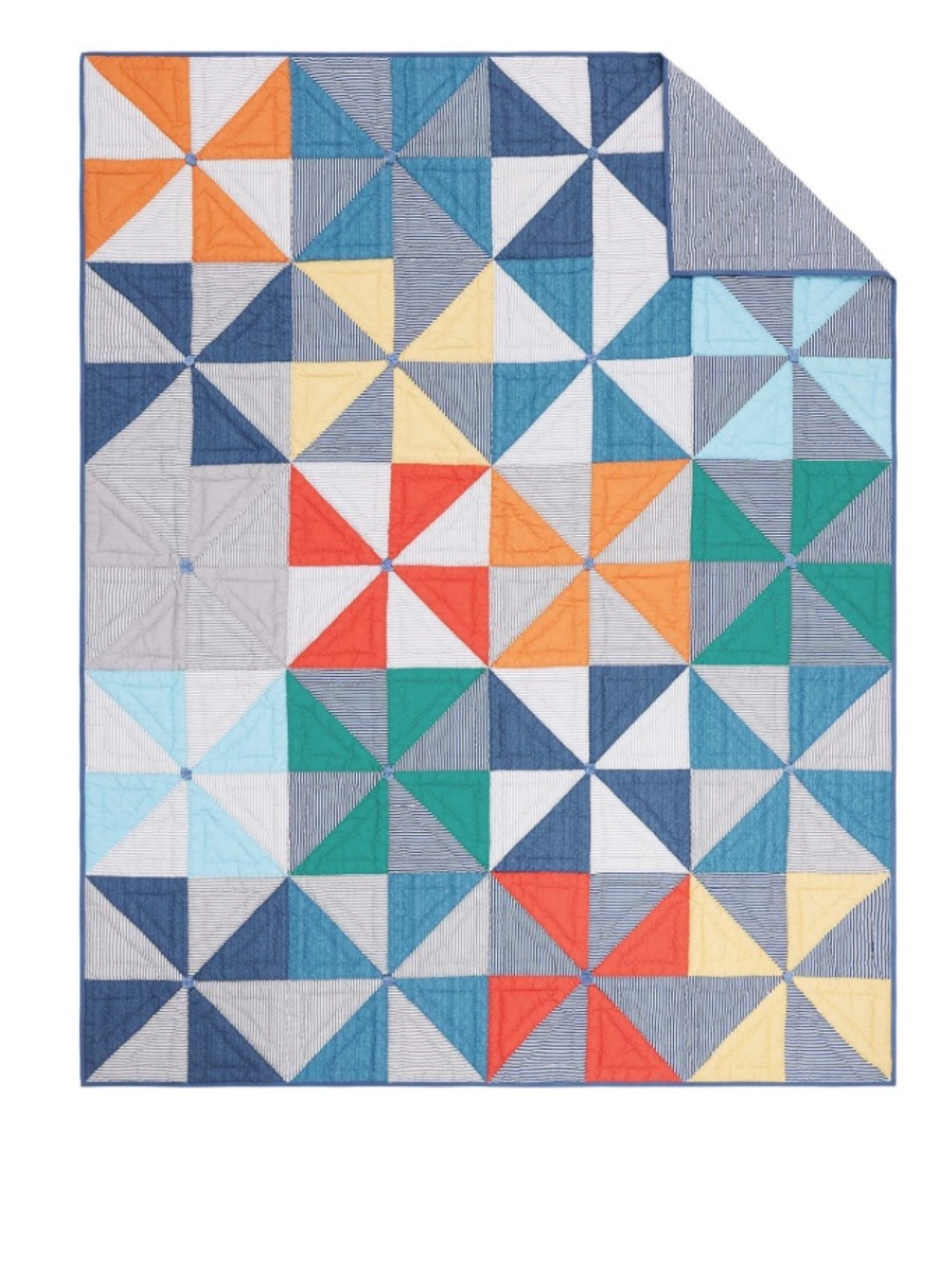 Pottery Barn Kids Pinwheel Quilt Twin